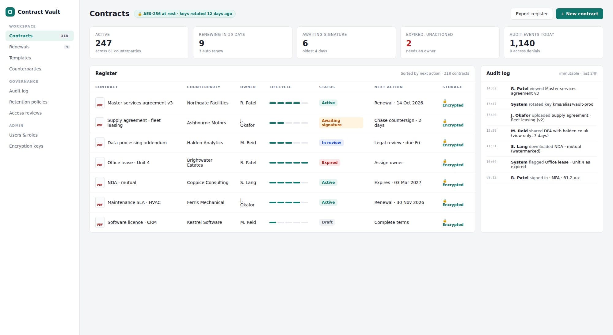 Document Vault screenshot